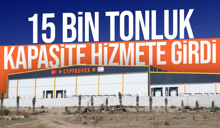 Güzelyurt’a 10,4 milyon dolarlık yatırım: Cypfruvex Soğuk Hava Deposu açıldı