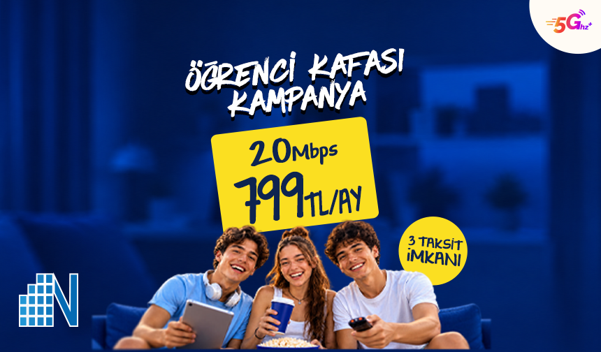Öğrencilere Özel İnternet Fırsatı Nethouse’ta: 20 Mbps Ayda Sadece 799 TL!
