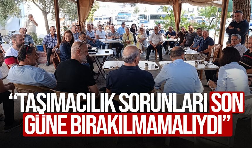 Halkın Partisi, Kar-İş ve KTTTB yetkilileriyle taşımacılığı ele aldı