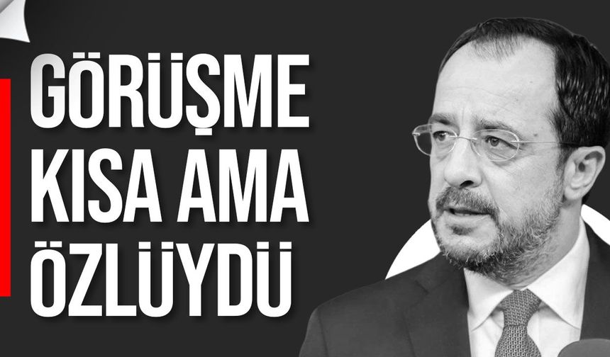 Hristodulidis: Erhürman’la görüşme kısa ama özlüydü
