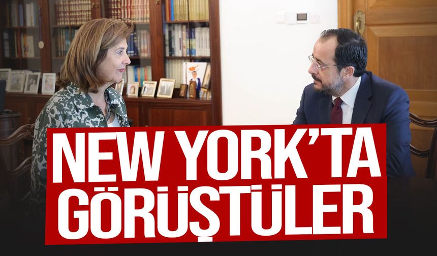 Hristodulidis ile Holguín New York’ta görüştü