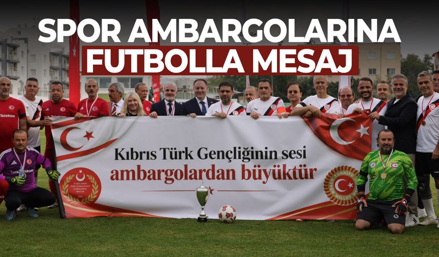 İki Cumhuriyet, Tek Yürek: Meclisler spor ambargolarına karşı sahaya çıktı