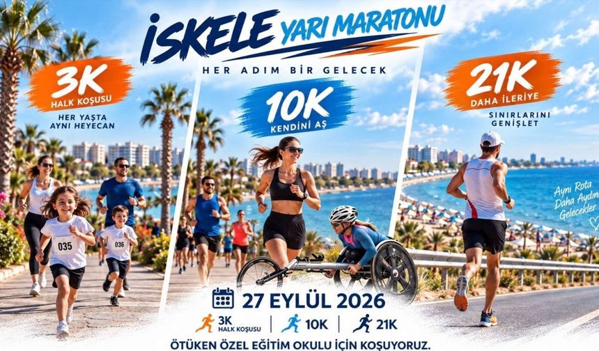İlk İskele Uluslararası Yarı Maratonu pazar günü koşulacak