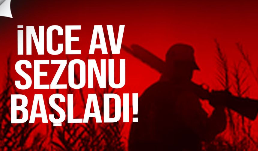 İnce av sezonu başladı: av günleri 13, 20 ve 27 eylül