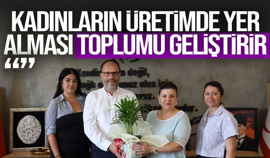 İş Kadınları Derneği’nden Sadıkoğlu’na ziyaret