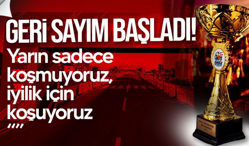 İskele Uluslararası Yarı Maratonu için geri sayım başladı