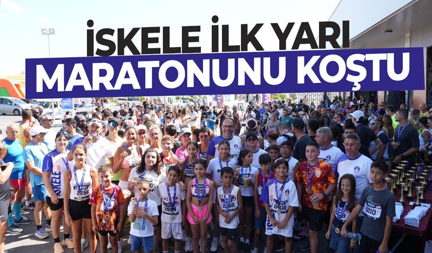 İskele Yarı Maratonu ilk kez koşuldu: Spor ve dayanışma aynı parkurda buluştu