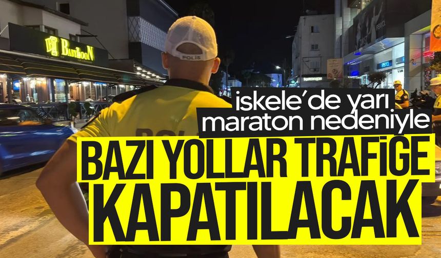 İskele’de yarı maraton nedeniyle bazı yollar trafiğe kapatılacak