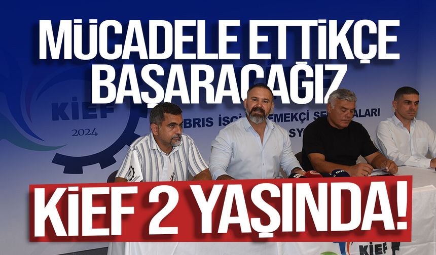 KİEF'in 2’nci kuruluş yıl dönümünde basın toplantısı düzenlendi