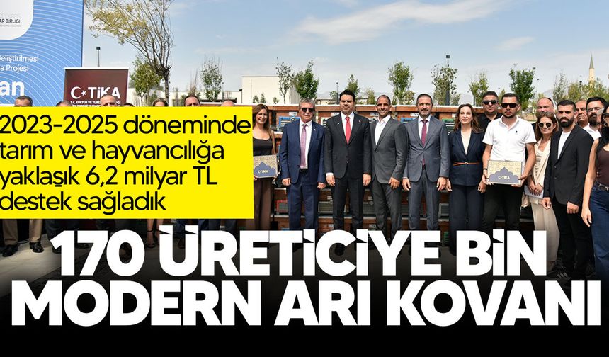 "KKTC Arıcılığının Geliştirilmesi Kırsal Kalkınma Projesi-Kovan Dağıtım Töreni” yapıldı