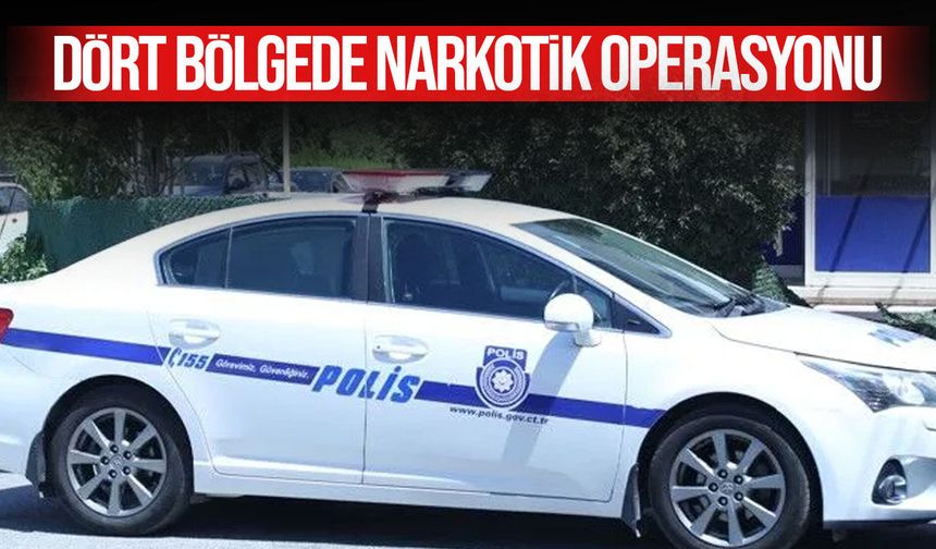 KKTC’de dört bölgede uyuşturucu operasyonu!
