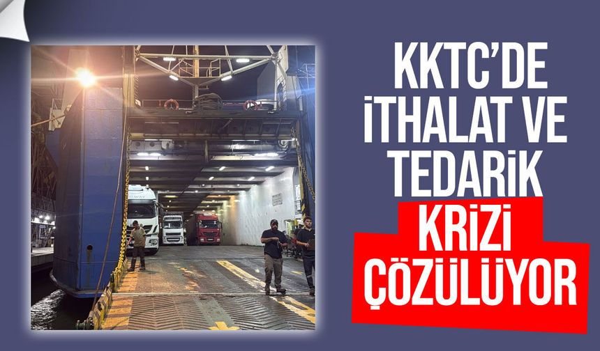 KKTC’ye 70 tırlık sevkiyat: Mersin’den yola çıktılar