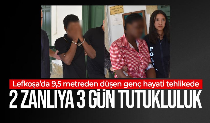 Lefkoşa’da adam öldürmeye teşebbüs: 2 zanlıya 3 gün tutukluluk
