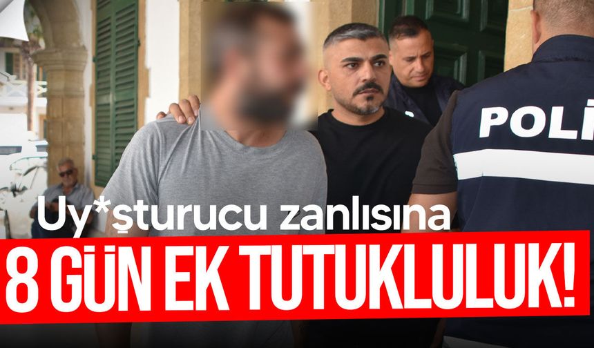 Lefkoşa’da uy*şturucu zanlısına 8 gün ek tutukluluk