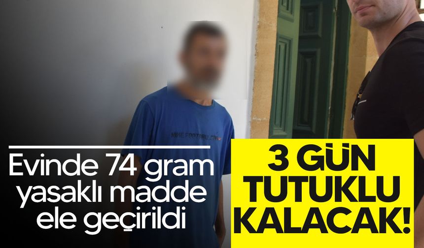 Lefkoşa’da yasaklı madde operasyonu: G.E. 3 gün tutuklu kalacak