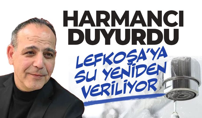 Lefkoşa’ya su akışı yeniden başladı: Normalleşme 24 saati bulacak