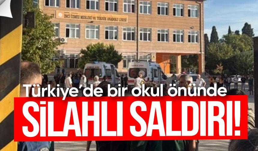 Manisa’da lise önünde silahlı saldırı: öğrenciler yaralandı