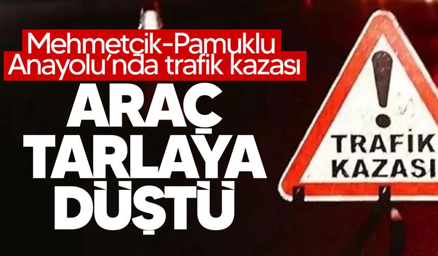 Mehmetçik-Pamuklu Anayolu’nda trafik kazası: 26 yaşındaki yolcu yaralandı