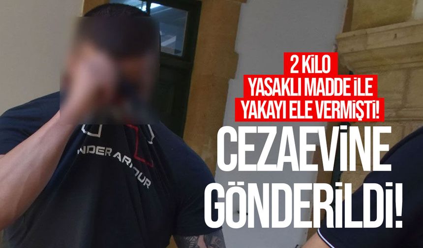 Metehan’da 2 kilo yasaklı madde: Zanlı 3 ay cezaevinde bekleyecek