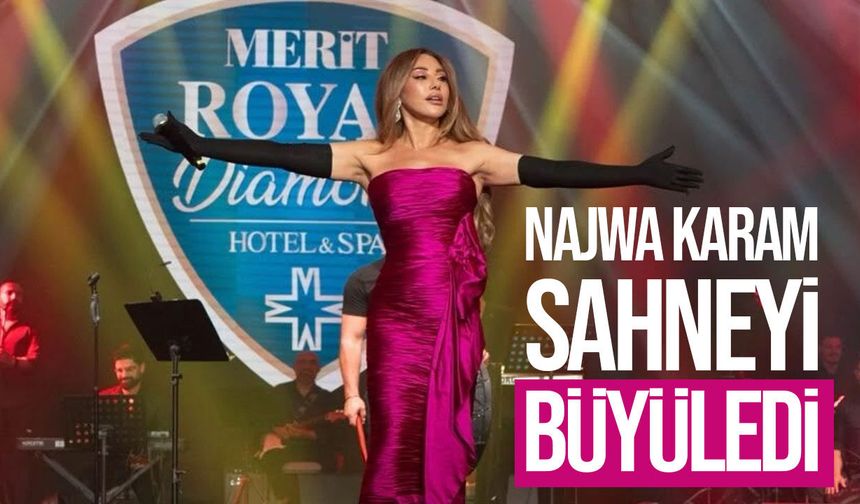 Najwa Karam, Merit Royal Diamond’da yaklaşık 2 bin hayranıyla buluştu