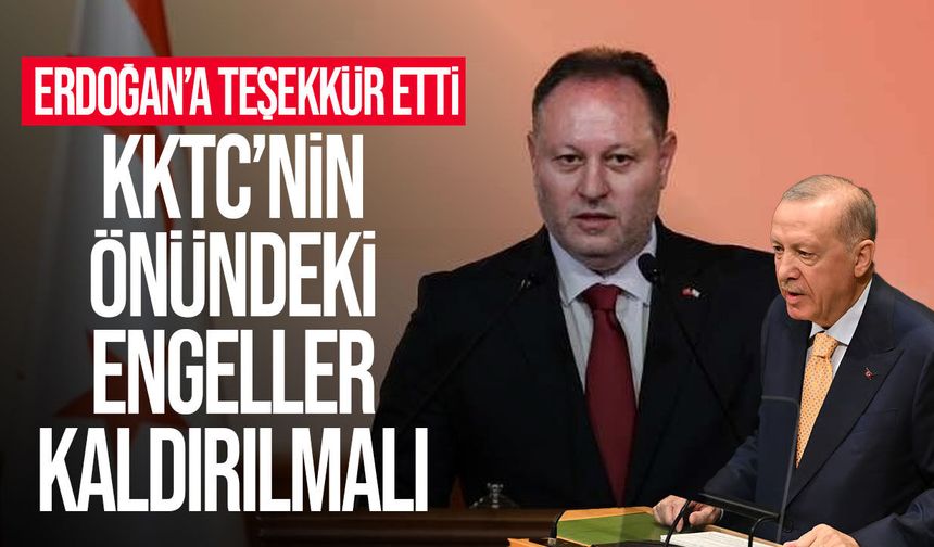 Öztürkler’den Erdoğan’ın BM’deki KKTC mesajına destek