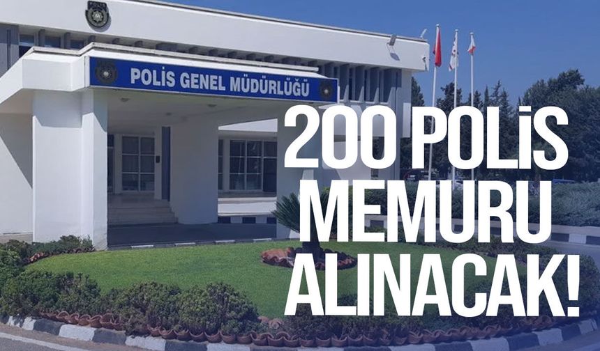 Polis Genel Müdürlüğü 200 polis memuru alacak