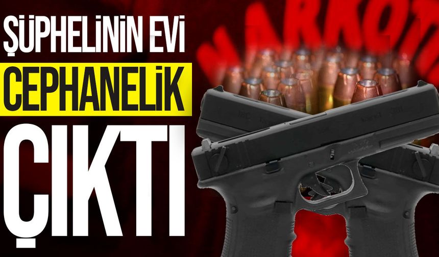 Lefkoşa’da uyuşturucu ve silah operasyonu: 2 tabanca, 15 canlı mermi ele geçirildi