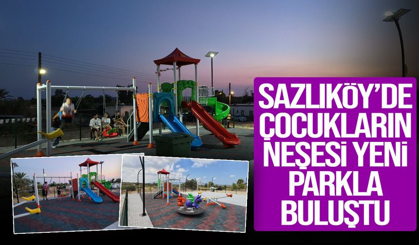 Sazlıköy’e yeni çocuk parkı: Su altyapısı da yenileniyor