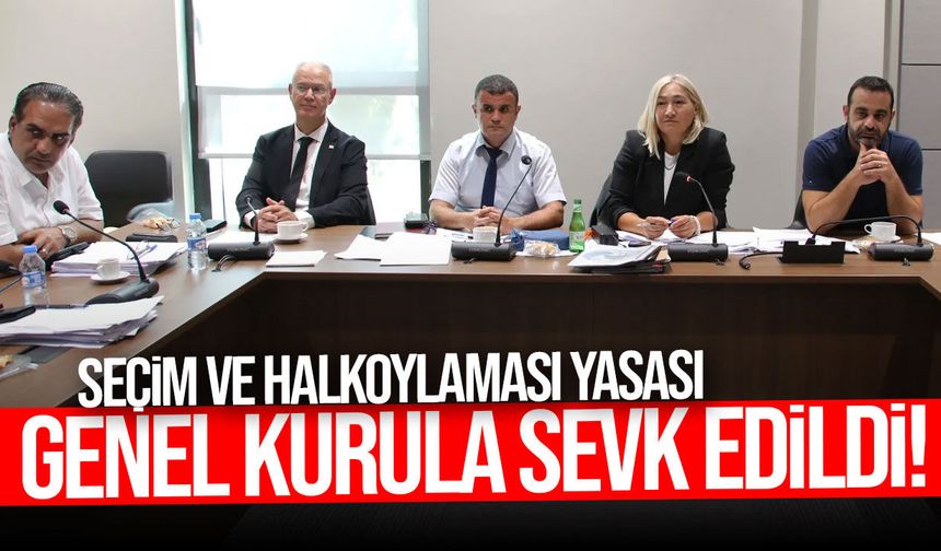 Seçim ve halkoylaması yasası yeniden genel kurul yolunda