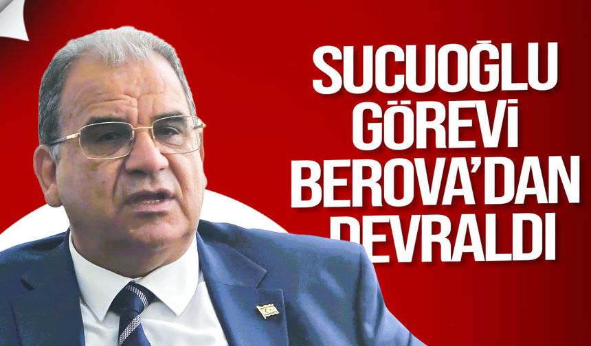 Sucuoğlu bayındırlık ve ulaştırma bakanlığı görevini devraldı