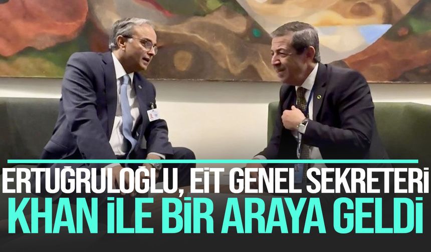 Tahsin Ertuğruloğlu, EİT Genel Sekreteri Asad M. Khan ile görüştü