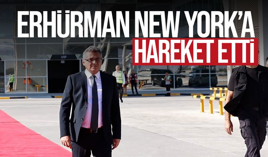 Tufan Erhürman New York’a hareket etti: Guterres ve Holguín ile görüşecek