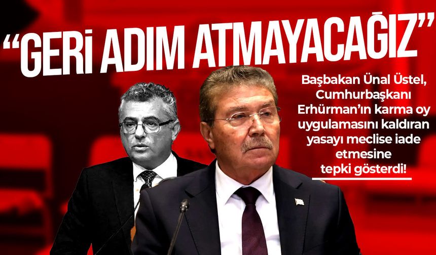 Ünal Üstel’den Tufan Erhürman’a karma oy tepkisi: “Ciddi bir tutarsızlıktır”