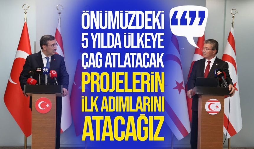Üstel: Önümüzdeki 5 yılda ülkeye çağ atlatacak projelerin ilk adımlarını atacağız