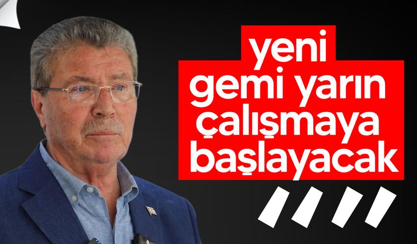 Üstel: yeni gemi yarın batık alanında çalışmaya başlayacak