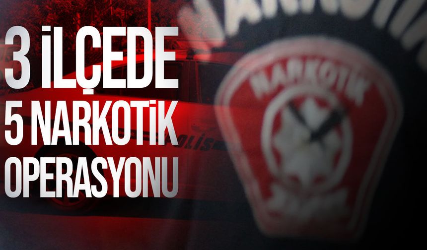 Uyuşturucu operasyonlarında 8 kişi tutuklandı