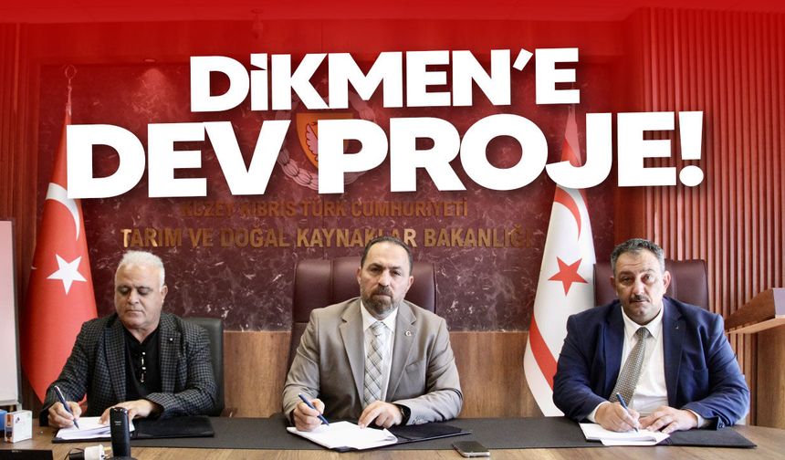 Yukarı Dikmen deresine 7 bin 500 metreküplük su tutucu yapı