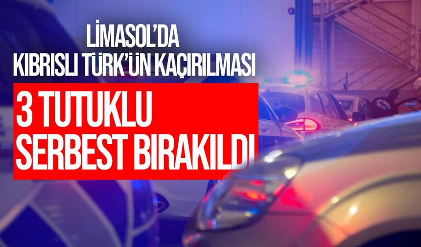 3 kişi suçlama yapılmadan serbest bırakıldı
