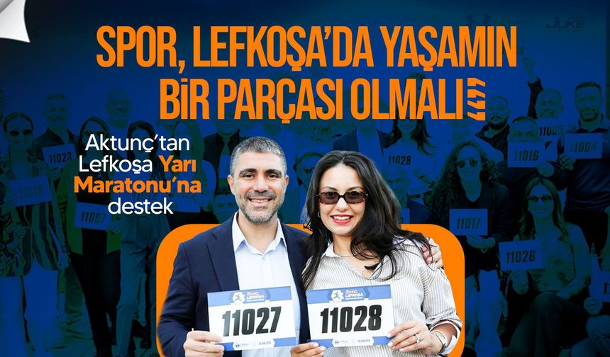 Aktunç: Spor, Lefkoşa’da yaşamın bir parçası olmalı