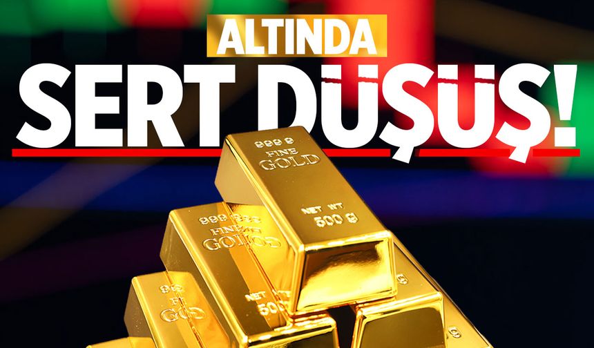 Altın fiyatlarında sert düşüş: Ons altın 4 bin doların altına geriledi!