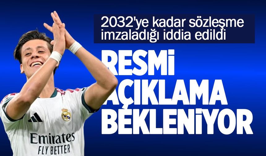 Arda Güler'den Real Madrid'e 2032'ye kadar imza!