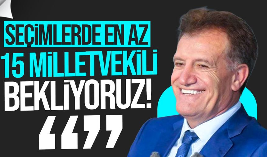 Arıklı: Seçimlerde en az 15 milletvekili hedefliyoruz
