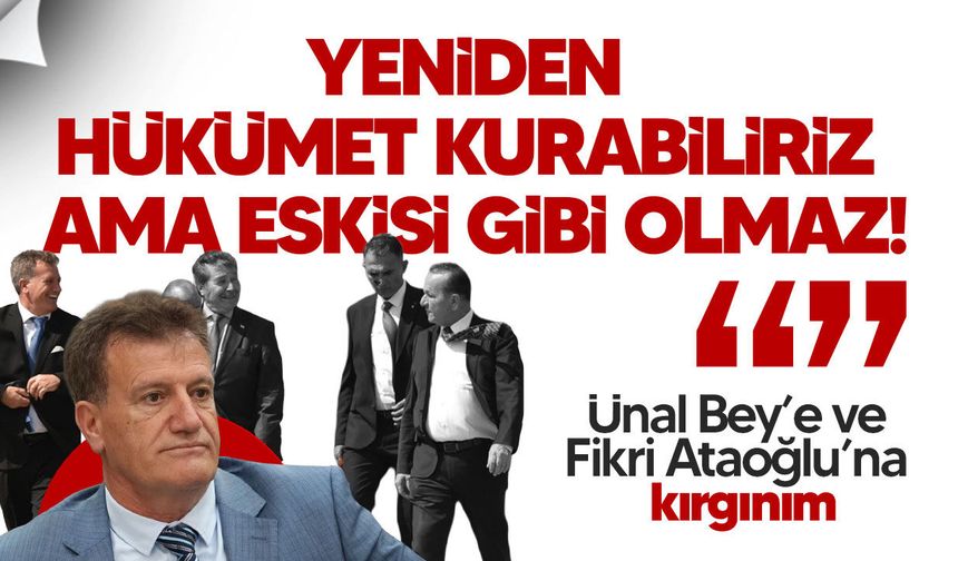 Arıklı: Üstel’le yeniden hükümet kurabiliriz