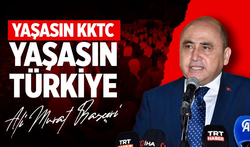 Başçeri'den 29 Ekim resepsiyonunda birlik mesajı: Yaşasın KKTC, yaşasın Türkiye!