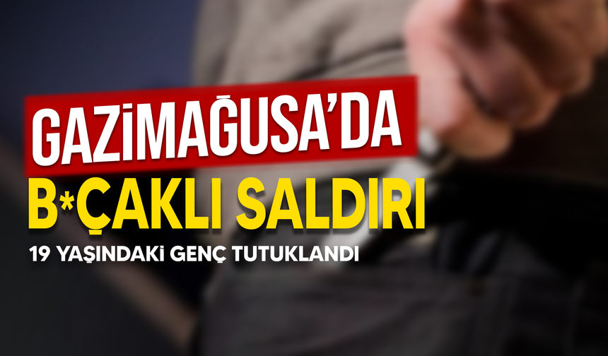 Gazimağusa’da apartman koridorunda bıçak iddiası
