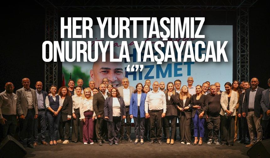 CTP, Beyarmudu’nda Ahmet Zort ve meclis üyesi adaylarını tanıttı