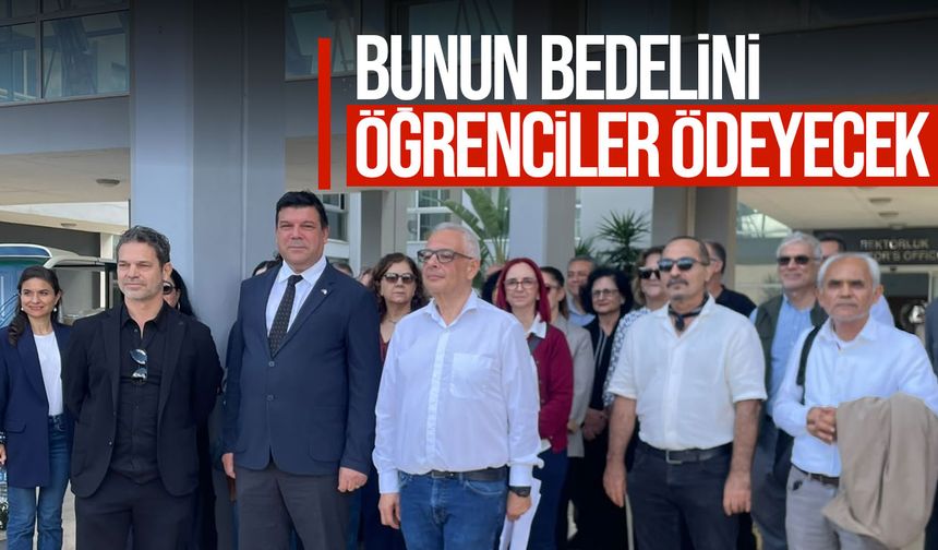 DAÜ-SEN'den Rektörlük önünde eylem: Mustafa Rıza'dan “İşten çıkarma” tepkisi, Rektör Kılıç'tan yanıt!