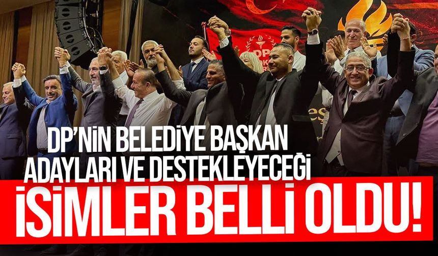 Demokrat Parti yerel seçimlerde 9 belediyede kendi adayıyla yarışacak