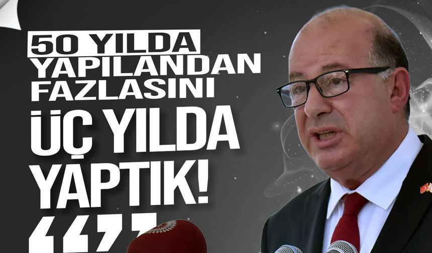 Dinçyürek: Sağlıkta 50 yılda yapılandan fazlasını üç yılda yaptık