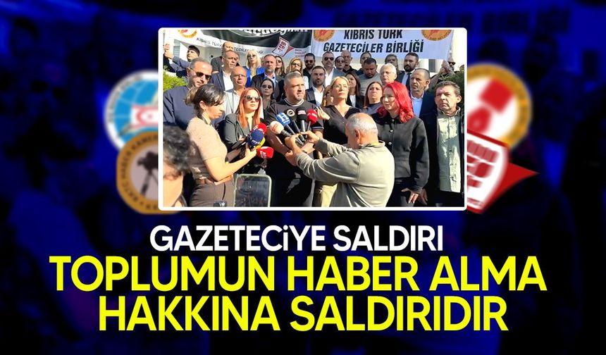 Dört basın örgütünden gazetecilere saldırıya tepki: “Gazetecilik suç değildir”